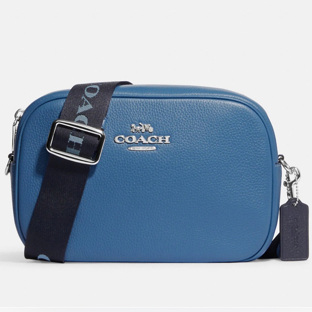 NWT Coach Jamie Camera Crossbody Bag Sky Blue CE597